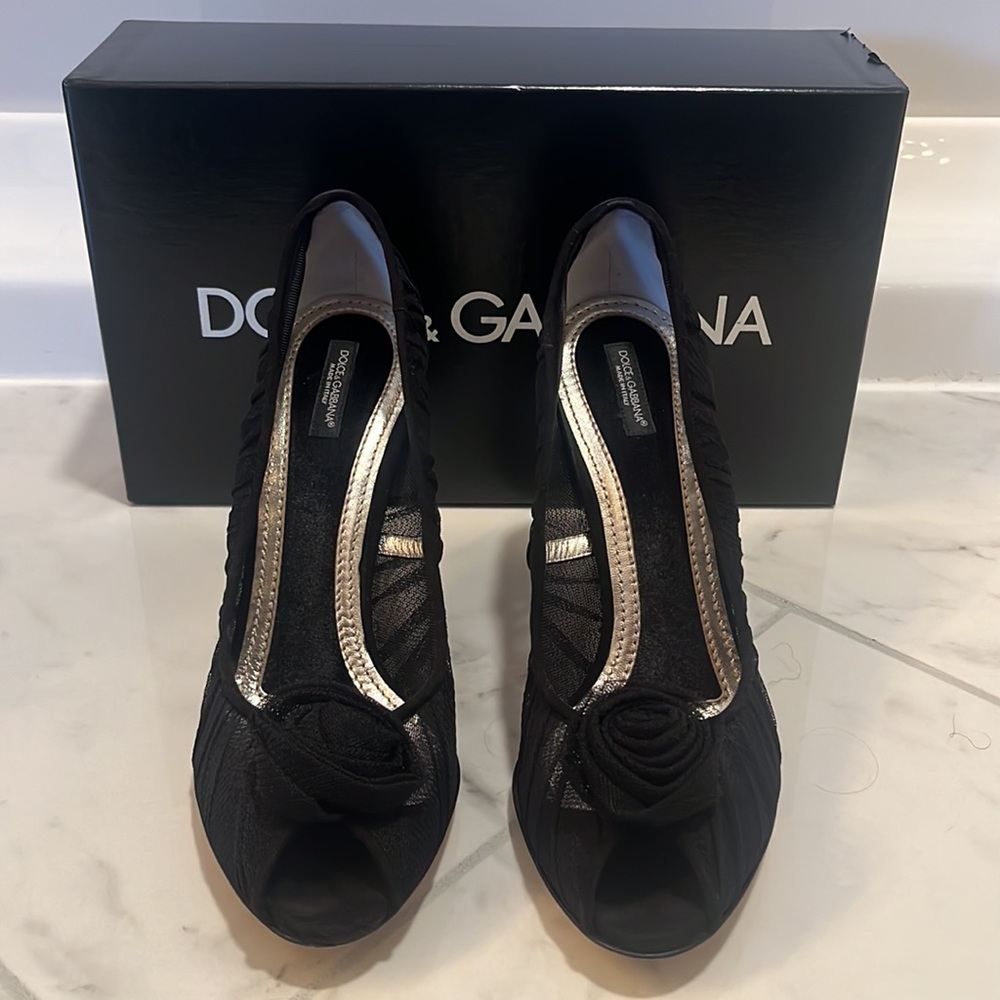 Elegant black Dolce heels - Picture 2 of 4